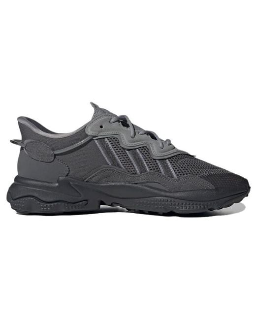 Adidas Gray Originals Ozweego Shoes Core' for men
