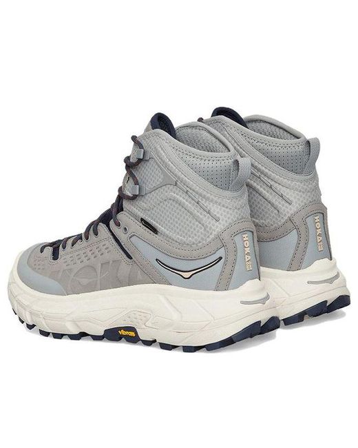 Hoka One One Gray Tor Ultra High Gore-Tex 'Limstone Shifting Sand' for men