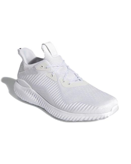 Adidas White Alphabounce 1 for men