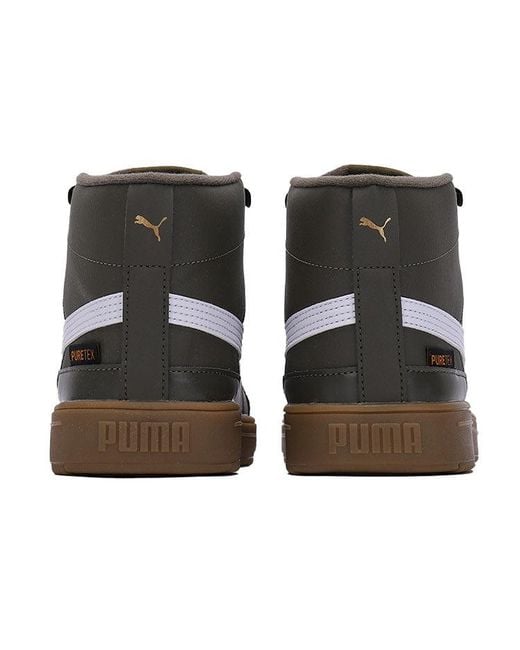 PUMA Black Serve Pro Mid Pure-Tex 'Grape Leaf Gum' for men