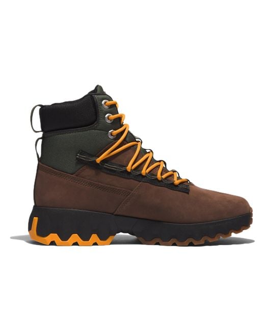 Timberland Brown Edge Waterproof Boots 'Dark Nubuck' for men