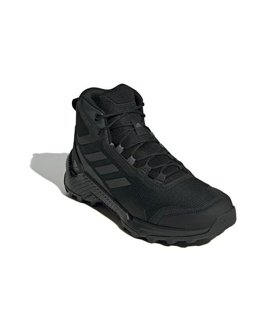Adidas Black Eastrail 2.0 Mid Rain.Rdy Hiking Shoes 'Core' for men