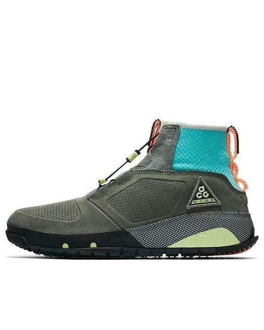 Nike Green Acg Ruckel Ridge Shoes for men