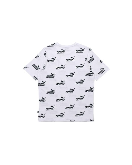 PUMA White Aop T-Shirt for men