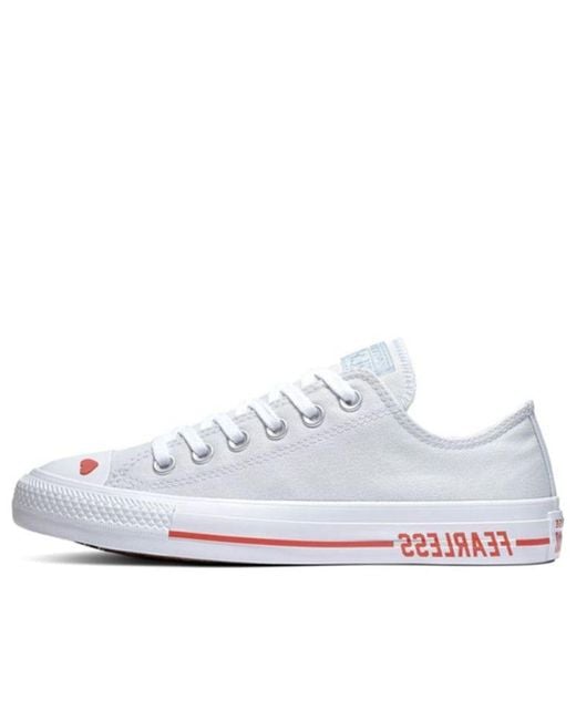 Converse White (Wmns) Love Fearlessly Chuck Taylor All Star