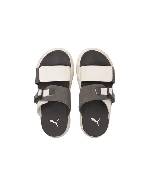 PUMA White (Wmns) Suede Mayu Sandal 'Marshmallow Dark Shadow'