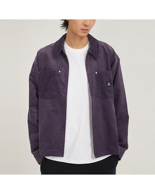 Converse Purple Lightweight Shop Jacket for men
