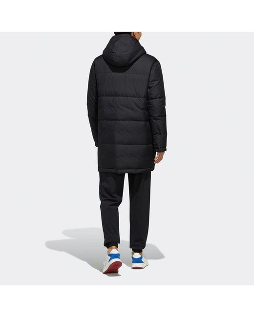 Adidas Blue Neo Casual Hooded Stay Warm Down Jacket for men