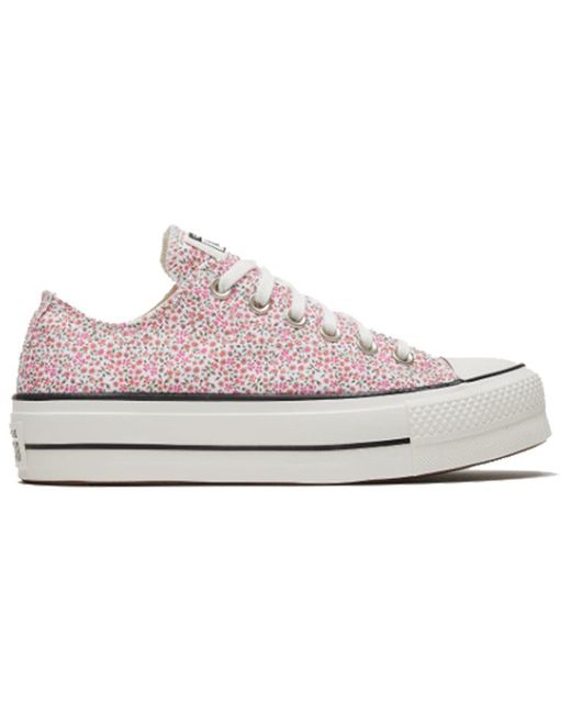 Vintage floral platform converse Clearance