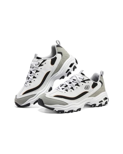 Skechers White Dlites 1.0 for men