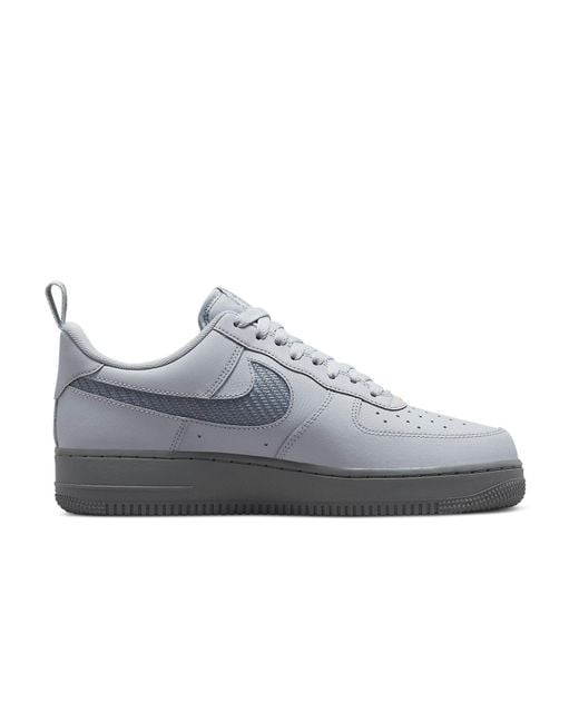 Nike Gray Air Force 1 '07 'Wolf Kumquat' for men