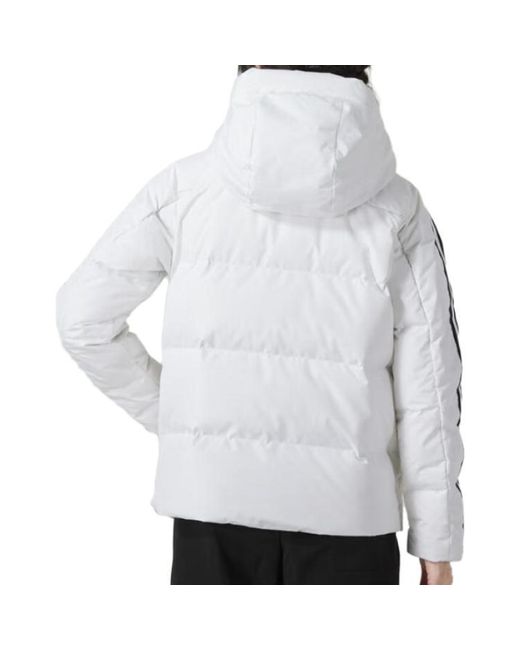 Adidas Gray (Wmns) Three Stripes Puffer Down Jackets