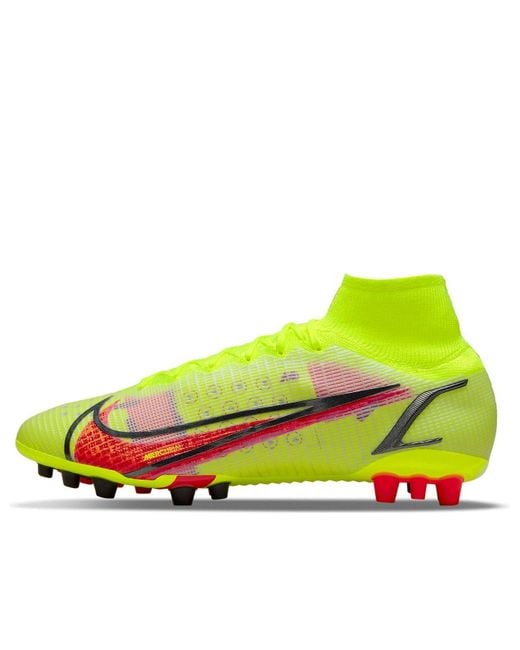 Nike Yellow Mercurial Superfly 8 Elite Ag 'Motivation Pack' for men
