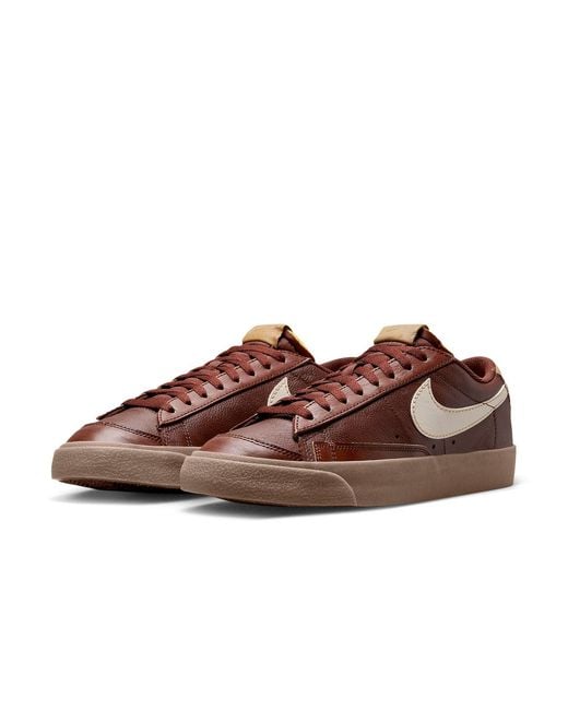 Nike Brown Blazer Low '77 Emb 'Inspected By Swoosh' for men