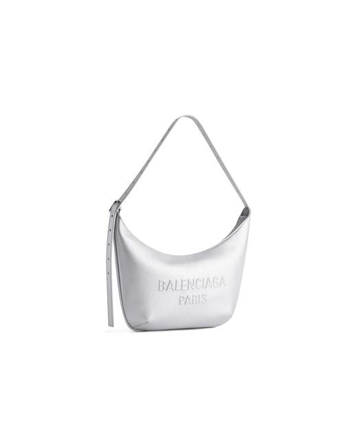 Balenciaga White (Wmns) Mary-Kate Sling Bag Metallized