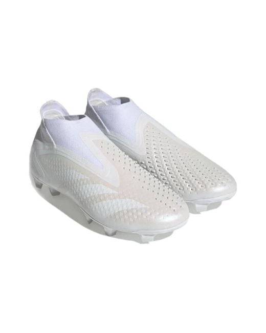 Adidas White Predator Accuracy+ Fg 'Pearlized Pack' for men