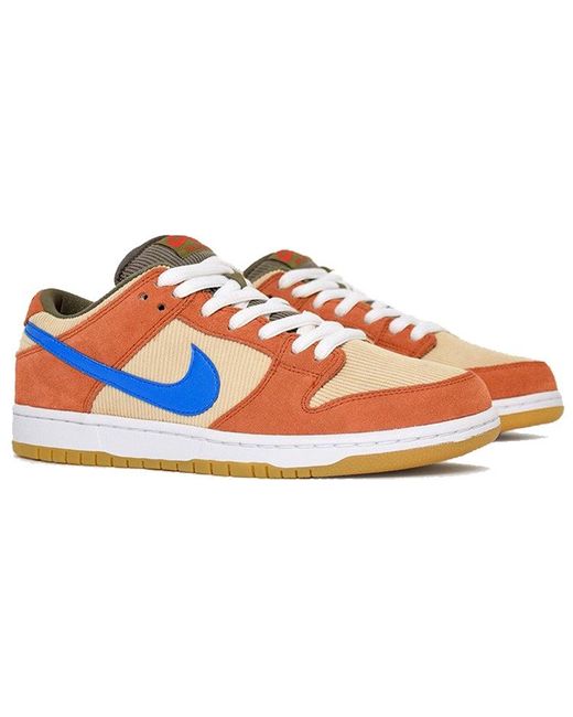 Nike Blue Sb Dunk Low Pro 'Corduroy' for men