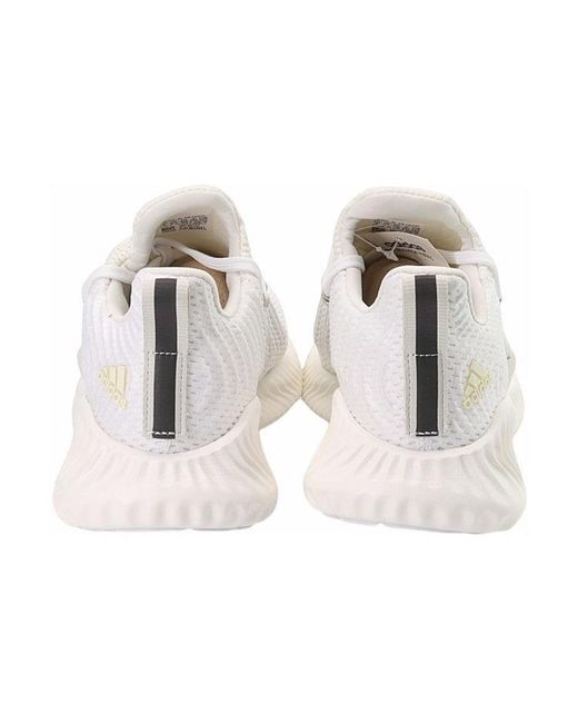 Adidas White Alphabounce Instinct 'Triple' for men