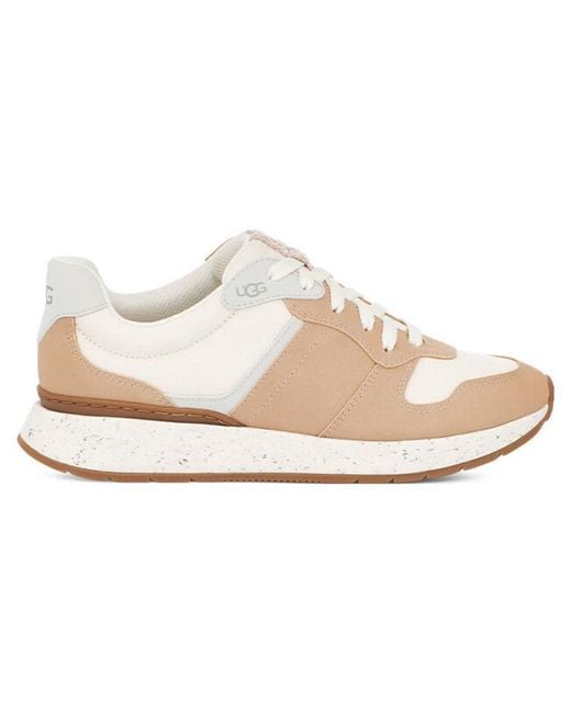 Ugg White Retrainer Leather Sneaker