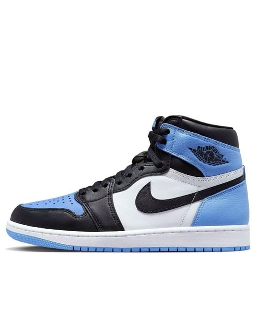 Nike Blue 1 Retro High Og 'unc Toe' for men