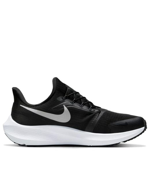 Nike Black Air Zoom Pegasus Flyease Easy On/off Road Running Shoes