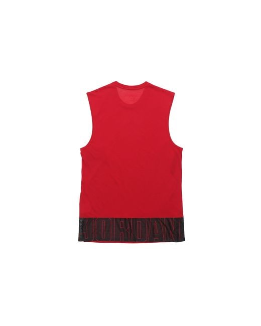 Nike Red Basketball Sleeveless Vest for men