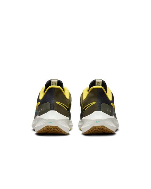 Nike Black Pegasus Turbo Shield Golden' for men