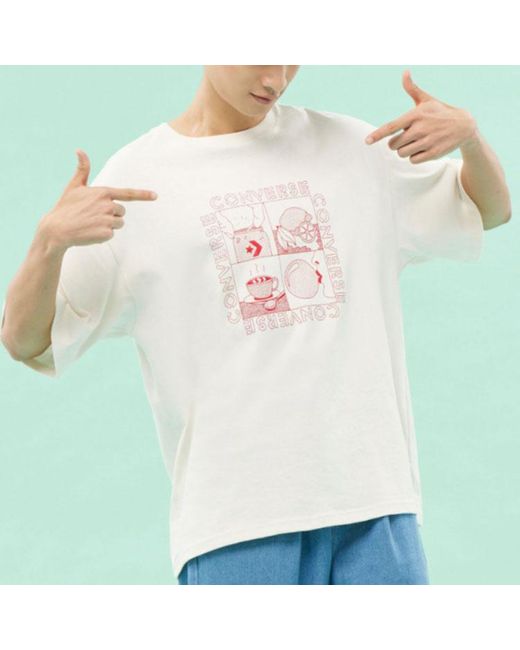 Converse White Sensory Graphic T-Shirt for men