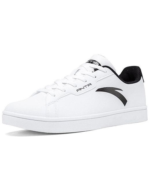 Anta White Skateboarding Shoes for men