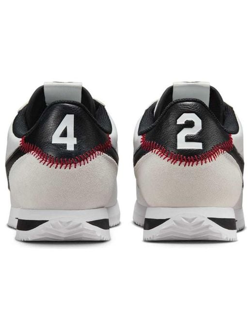 Nike White Cortez 'Jackie Robinson Day' for men