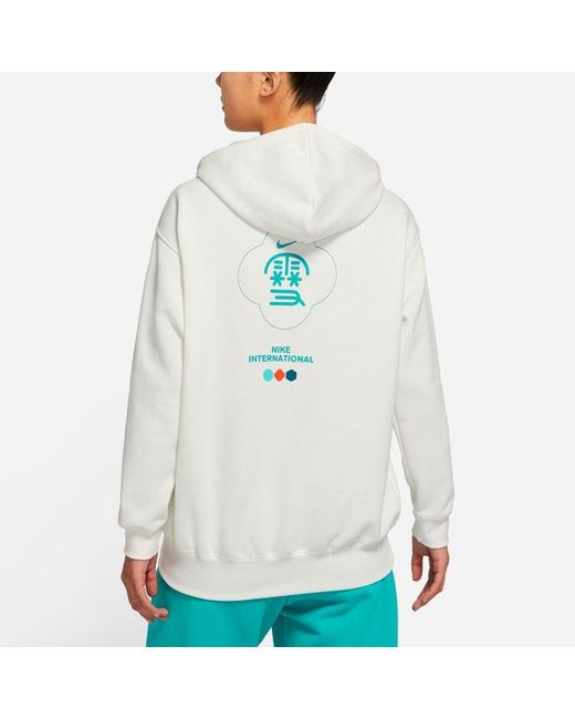 Nike Blue (Wmns) Cny New Year's Edition Hoodie Fleece Loose Knit Sports