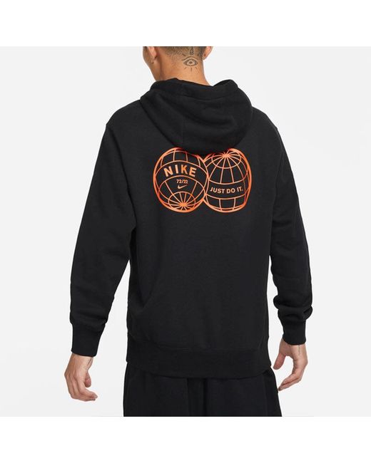 Nike Black Cny Chinese New Year's Edition Logo Printing Knit Fleece for men