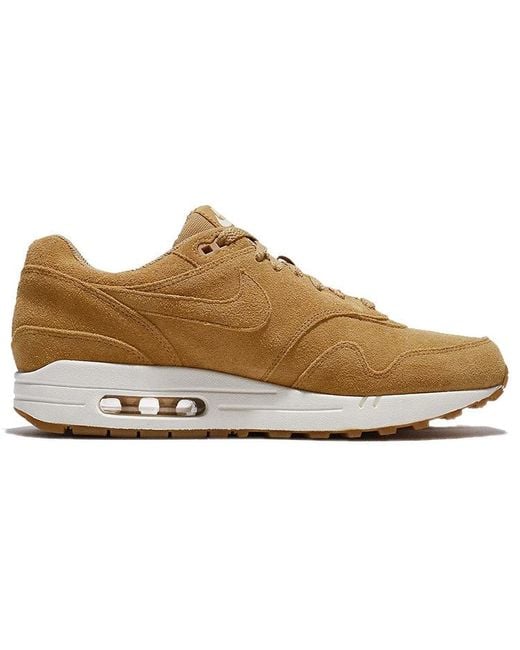 Nike Brown Air Max 1 Premium 'Wheat' for men