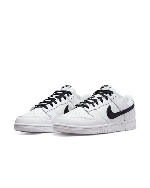 Nike White Dunk Low 'Reverse Panda' for men