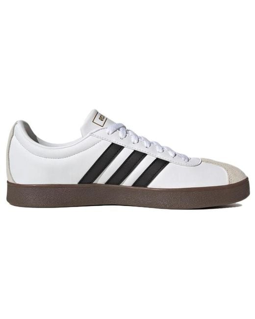 Adidas White Vl Court Gum' for men
