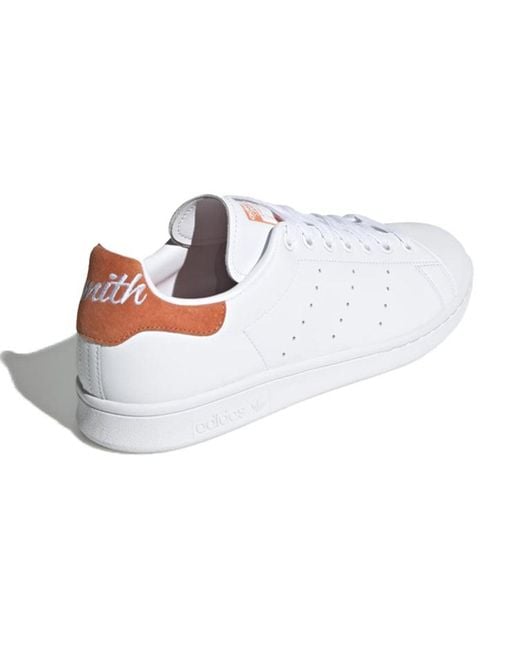 Adidas White Stan Smith Semi Coral' for men