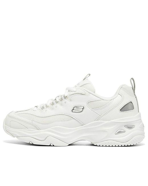 Skechers White (Wmns) D'Lites 4.0