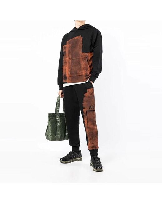 A_COLD_WALL* Black Collage Sweatpants for men