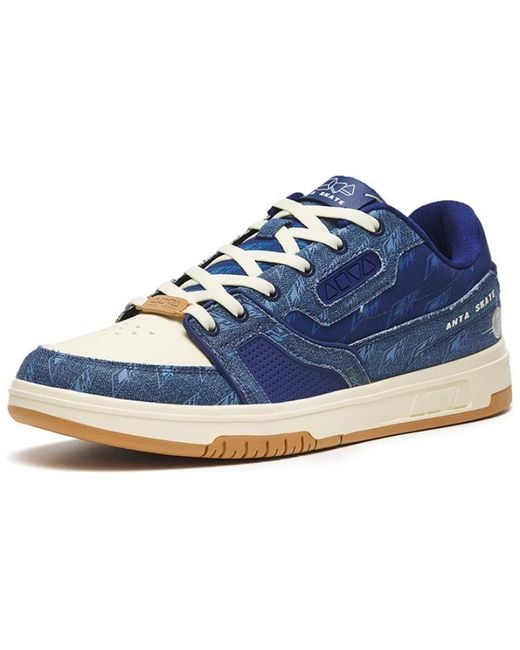 Anta Blue Aoyu X Wang Yibo Professional Skate Shoes for men