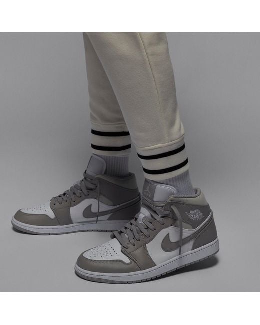 Nike Gray Essentials Fleece Winter Pants for men