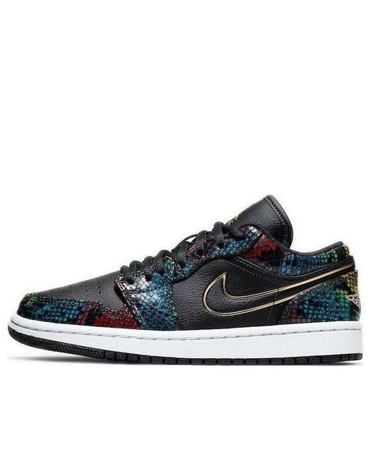 Nike Blue (Wmns) 1 Low 'Multi Snakeskin'