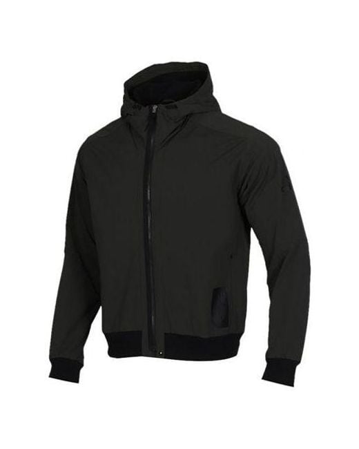 Adidas Black Sports Hooded Jacket for men