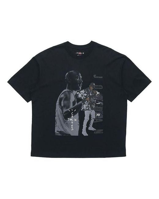 Nike X Cactus Jack By Travis Scott T-Shirt in Black for Men | Lyst UK