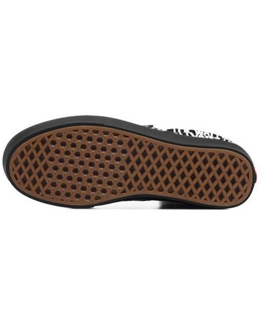 Vans Black Comfycush Slip-On 'Brush for men