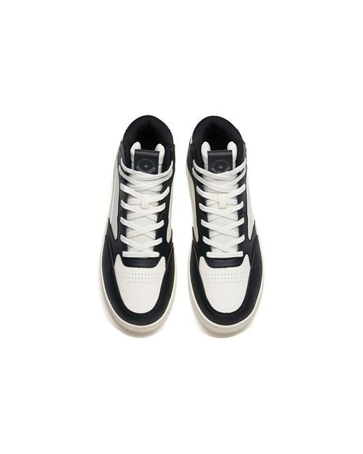 Anta Blue Skateboarding Series Sneakers High for men