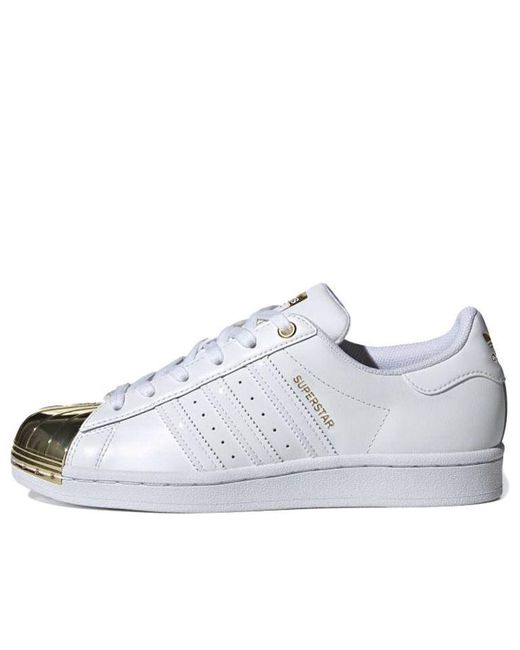 adidas Originals Superstar Metal Toe in White | Lyst