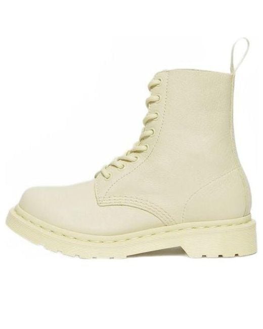 Dr. Martens Natural (Wmns) 1460 Pascal Mono Lace Up Boots 'Cream'