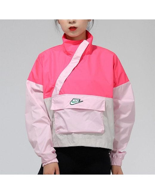 Nike Pink (Wmns) Sportswear Woven Anorak