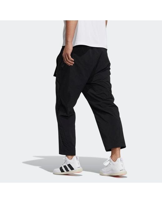 Adidas Black Wj Wv Reg Pnt Martial Arts Series Loose Sports Pants/Trousers/Joggers for men