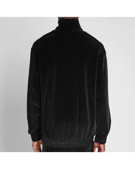 Gucci Black Chenille Embroidered Zip Up Jacket for men